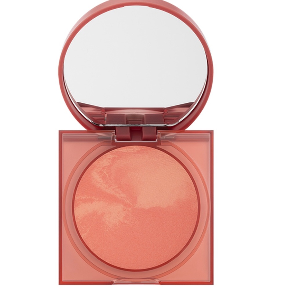 NWT HUDA BEAUTY GloWish Cheeky Vegan Blush Powder in HEALTHY PEACH
